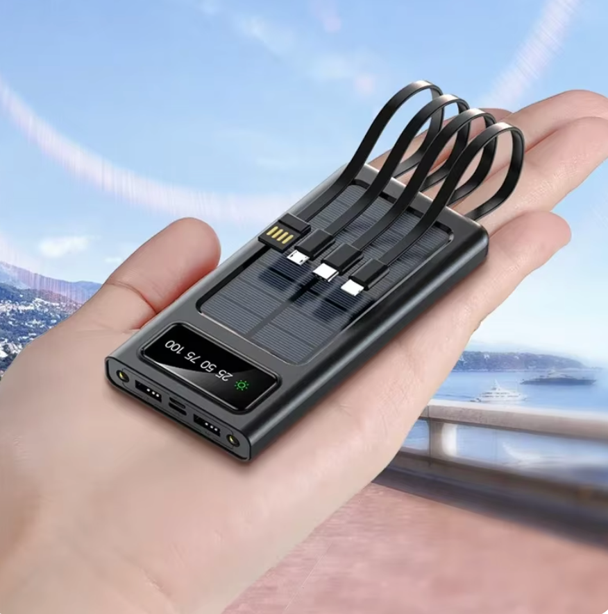 20,000 mAh Solar powerbank