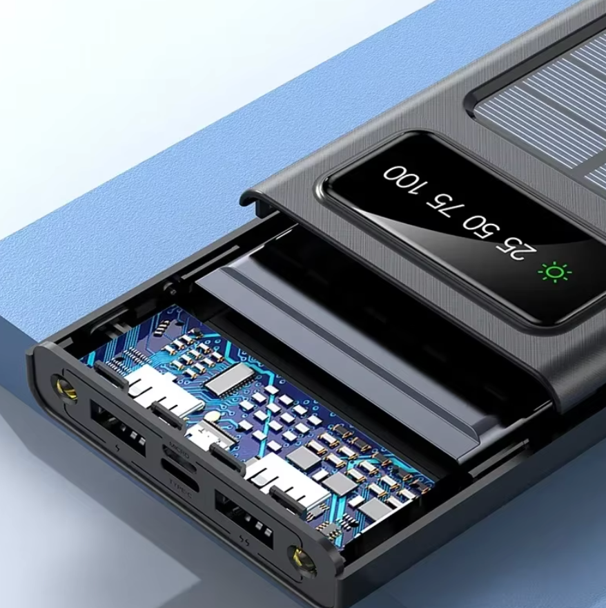 20,000 mAh Solar powerbank
