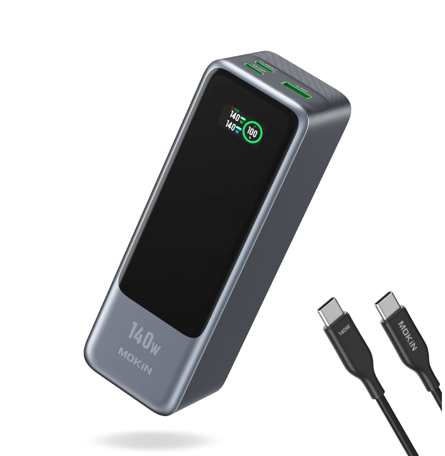 140W Power Bank 24,000mAh 2-poorts quickcharge